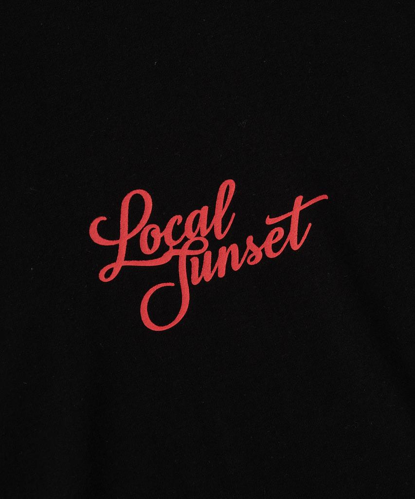 VASTIC Palm Tree Sunset T-Shirt_Black