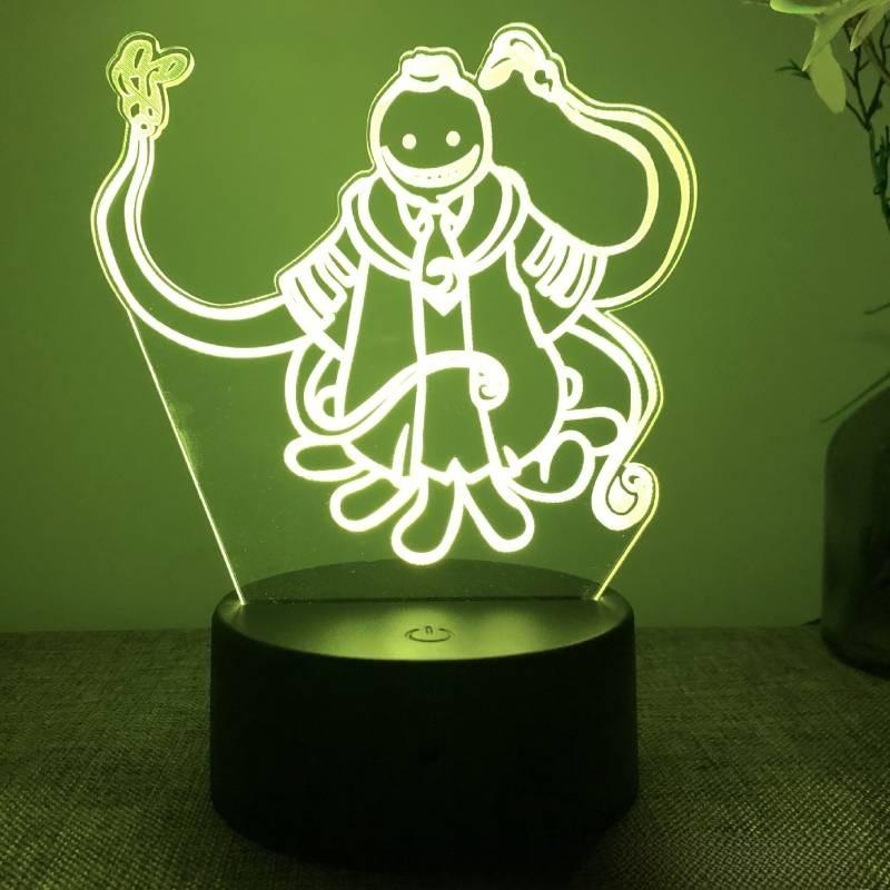 Assassination Classroom Led Night Light With 16color Remote For Home Decor