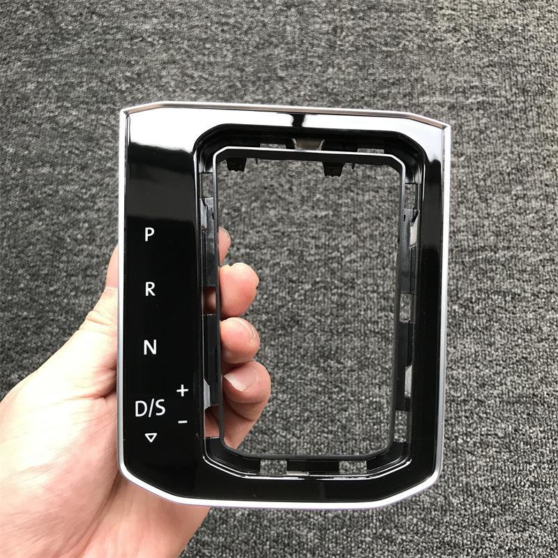 Automatic DSG Gear Shift Knob Shift Lever Head Knob Shiny Frame For VW Tiguan L 2017 2018 5NG 713 203 Car Accessories