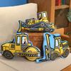 Giocattoli Morbidi Divertenti da Costruzione Cartone Animato Bulldozer Escavatore Camion Bambola di Pezza Morbido Cuscino da Abbraccio Cuscino per Sedia Regalo Bambini Ragazzi Tempo di Gioco