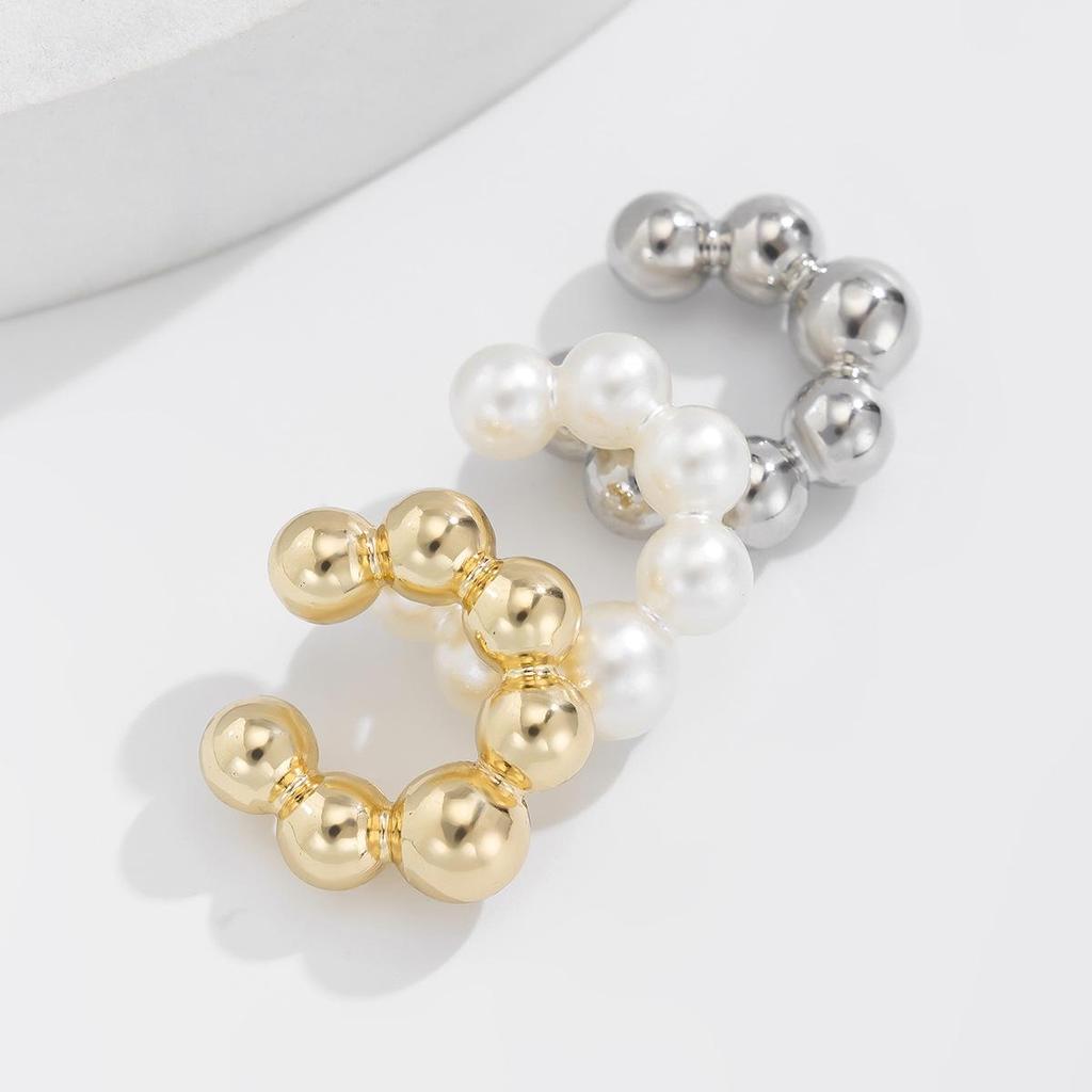 4Pcs/Set Punk Twisted Chunky Tube Clip Earrings for Women Non Piercing C Shape Ear Cuff Female Jewelry Accessories New