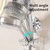 2Pieces Practical Movable Shower Head Holders Strong Suction Designs for Bathroom Accessory for Renters Hotel Use