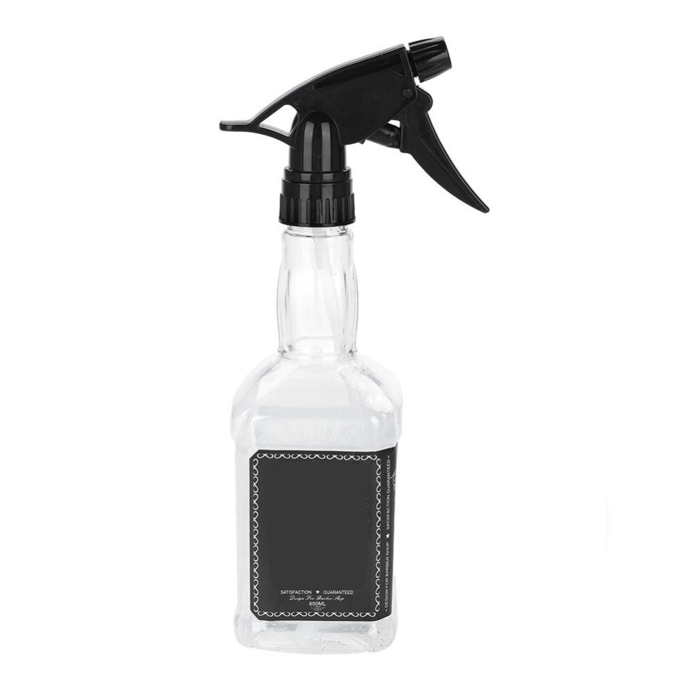 Hairdressing Tool 650ml Capacity Hairdressing Spray Bottle Black Brown Barber Spray Bottle white PP Hair Spray Bottle Salon Use 0.25L белый