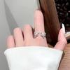 Empress Dowager Cixi Saturn Double Planet Diamond Retro Ring - Women's Trendy Stackable Pinky Accessory