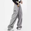 Women's Pants Fashion High Waist Hip Hop Trousers Woman Loose Jogging Sweatpants Casual Pant Wide Leg Trousers Streetwears