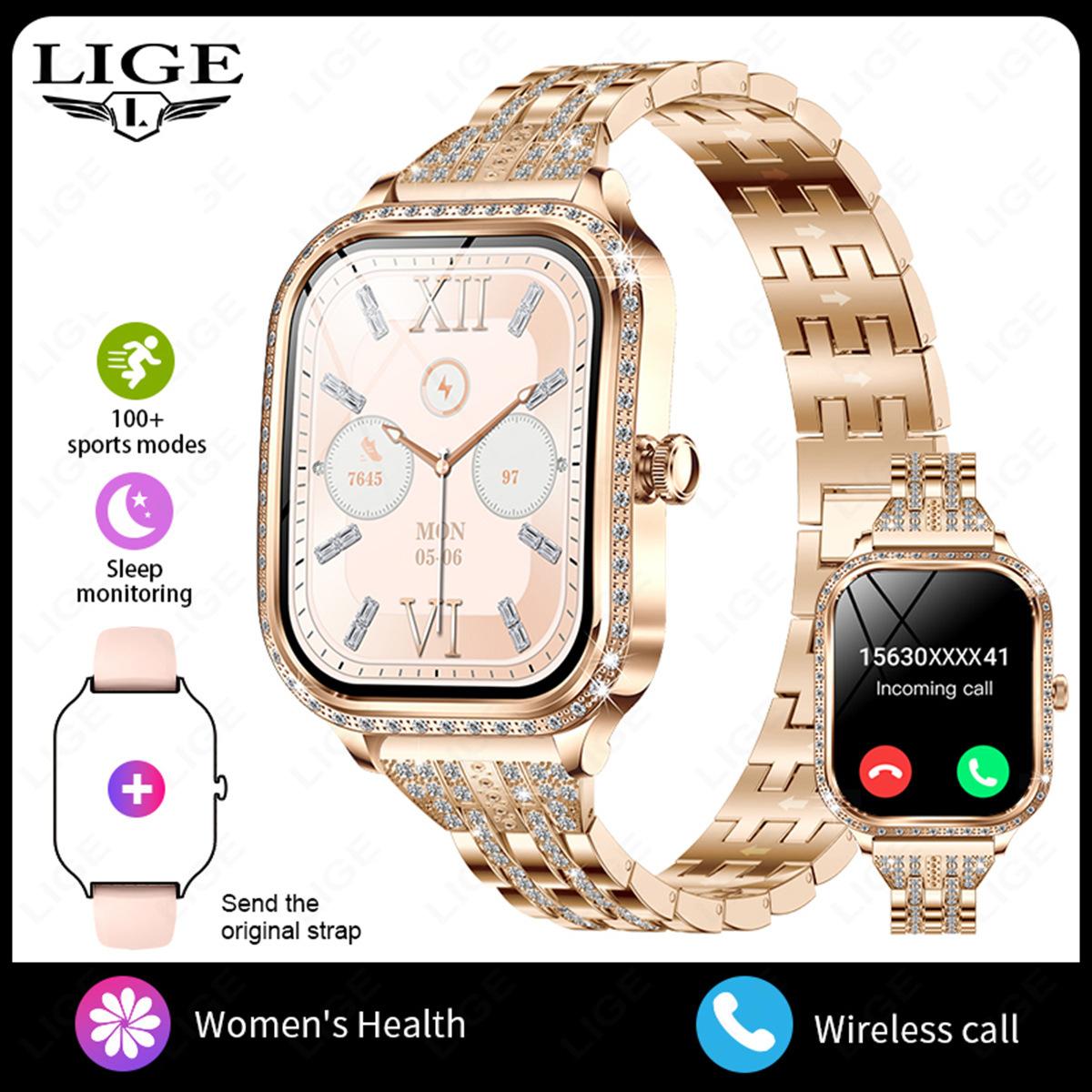 Women`s Smart Watch 1.75  Diamond