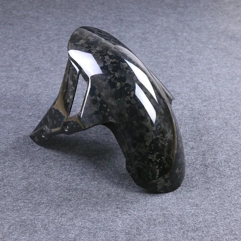 2024 For BMW F900R F900XR S1000XR S1000R S1000RR 2015- - 2023  Real Pure Dry Carbon Fiber Motorcycle Front Fender Mudguard Guard