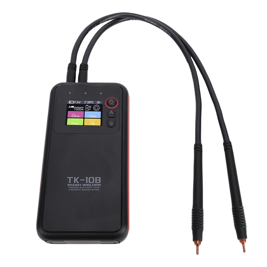 Battery Spot Welder 1.8 Inch Display Screen 5000mAh Adjustable Output Portable Spot Welding Machine for 0.1 0.25mm Ni