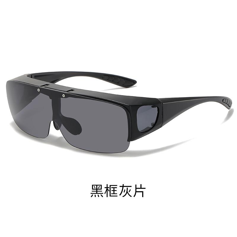 

New Fashionable Customized Flip Cover Men s Sunglasses Outdoor Neutral Cycling Premium Driving Sports Sunglasses