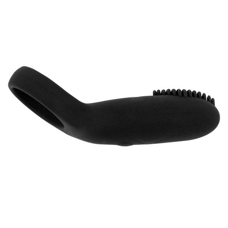 Time Delay Vibrating Ring with Massager Brush Silicone Sex Toys Quiet USB Charged Penis Vibrator Rings 12 Speeds