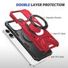 For iPhone 15 Pro Max TPU+PC Phone Case Rotatable Kickstand Protective Cover