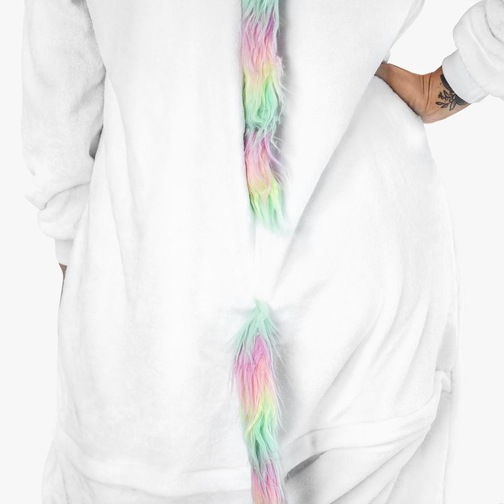 Pánské pyžamo kigurumi jednorožec overal kostým pro dospělé velikost S