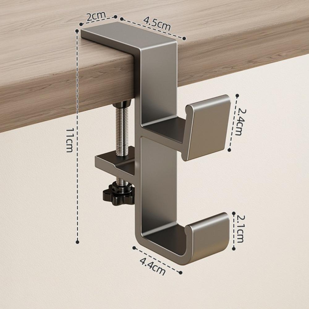 Punch-free Hanging Bag Hook Portable Handbag Rack New Desk Side Holder  Table