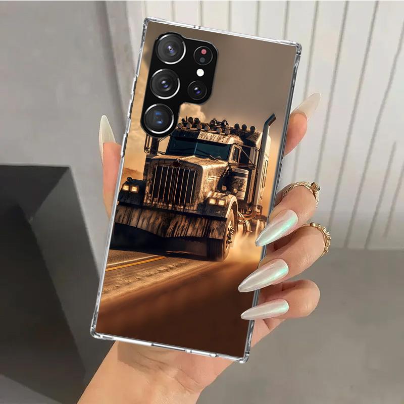 Trucks SA-AB Phone Case for Samsung Galaxy S26 S24 S23 Ultra S25 Edge S22 S21 Plus S20 FE + Soft Print Shell Funda Galaxy S25 S2