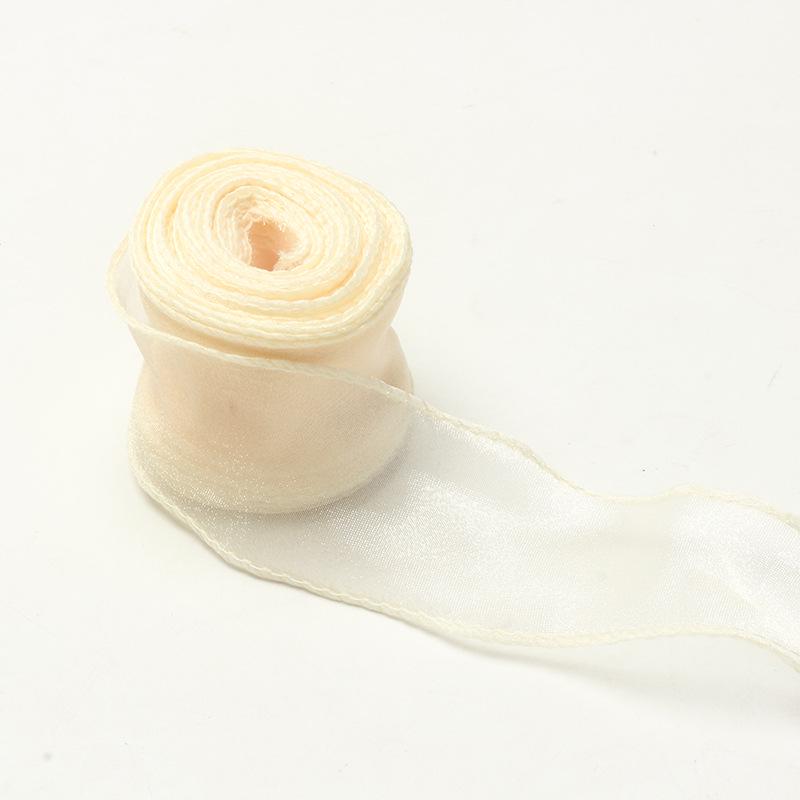 Coreless Iridescent Fishtail Satin Ribbon for Bouquet Packaging