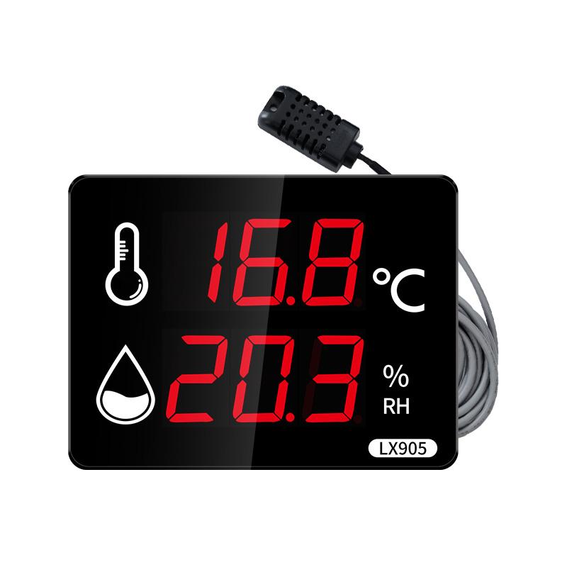 Termometru digital Higrometru de cameră cu ecran LED Contor de temperatură pentru umiditatea casei