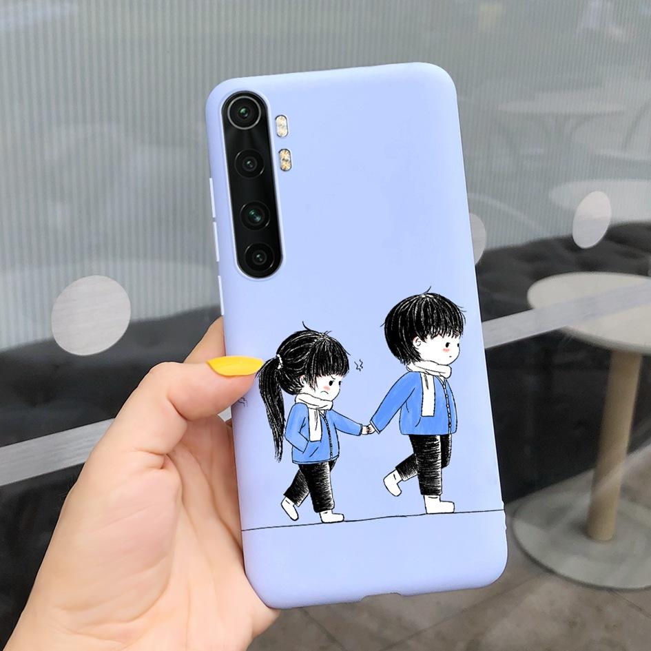 For Xiaomi Mi Note 10 Lite Case 6.47" Fashion Cute Girls Painted Soft TPU Cover For Xiaomi Note 10 Lite MiNote10 Lite Phone Case