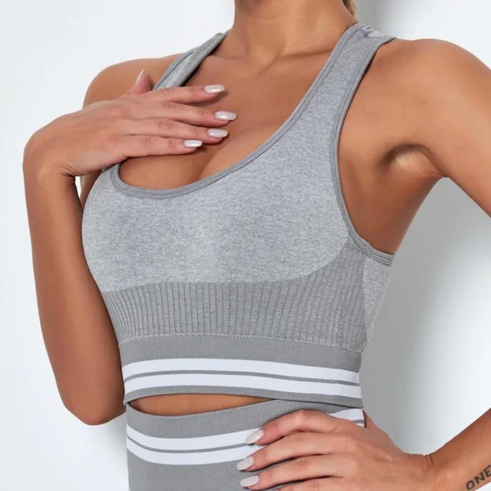 Gym set sports top cycling shorts fitness workout outfit xs xs