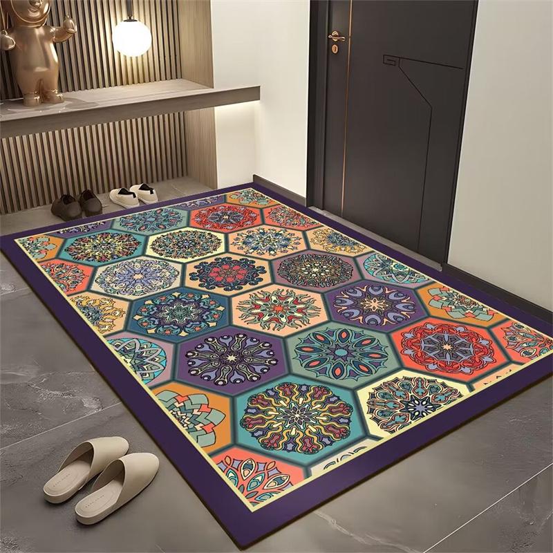 Bathroom Waterproof Non-slip Wear-resistant Carpet Kitchen Floor Mat Door Mat Resistant Non-Slip Washable Foot Mat  Entrance Doormat
