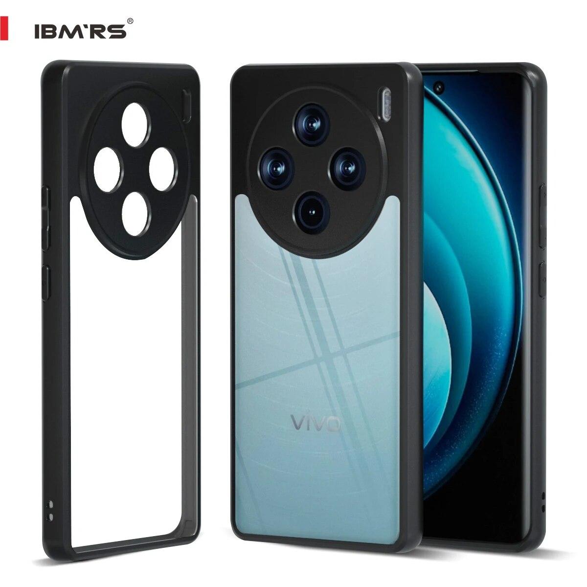 

(В комплекте ремешок на запястье)Прозрачный жесткий противоударный камуфляжный улучшенный защитный чехол, IBMRS совместим с чехлом vivo X100 pro transparent прозрачный