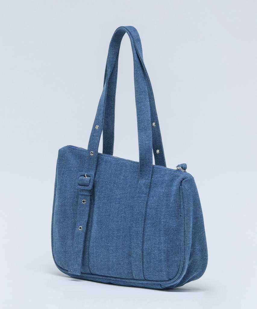 Jedrefeb5 Slant Large Shoulder Bag Blue