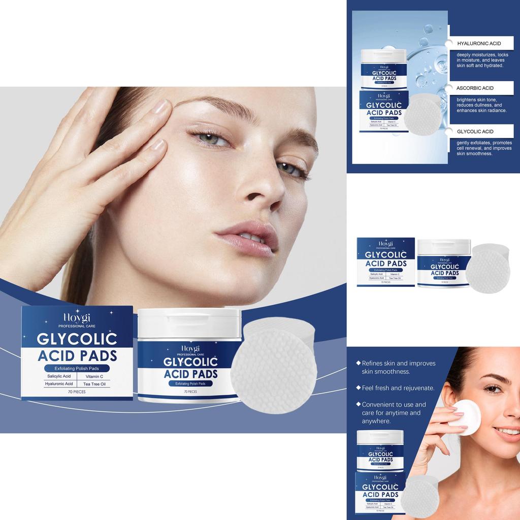 Hoygi Exfoliating Cotton Pads Gentle Repair Brightening Cleansing Exfoliation For Radiant Skin
