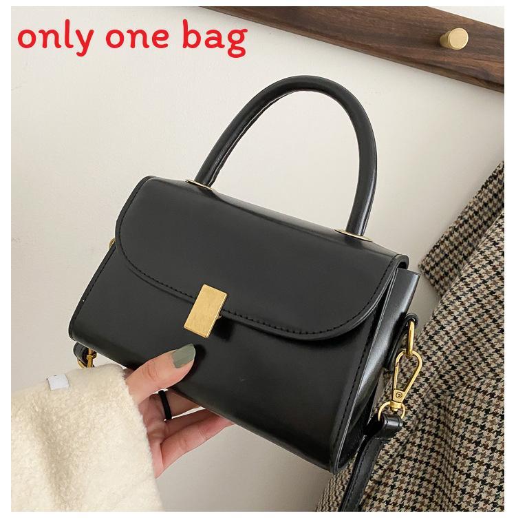 Pu Small Square Shoulder Bag For Women With Lock Closure Perfect For Daily Wear