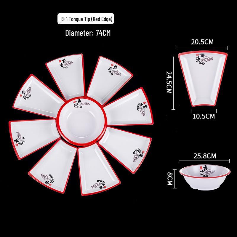 Melamine Chinese Banquet Dinnerware Set