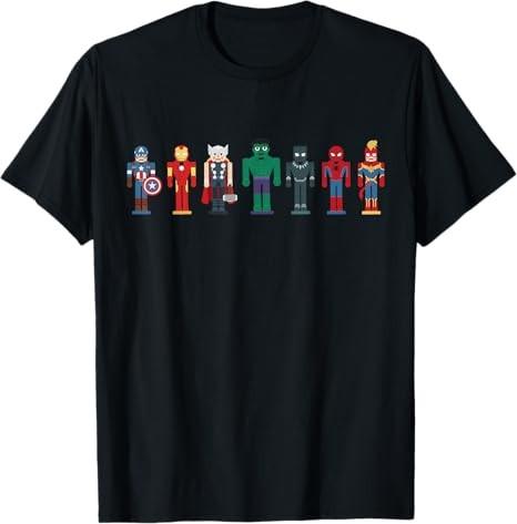 Christmas Avengers Team TShirt Unisex3 S