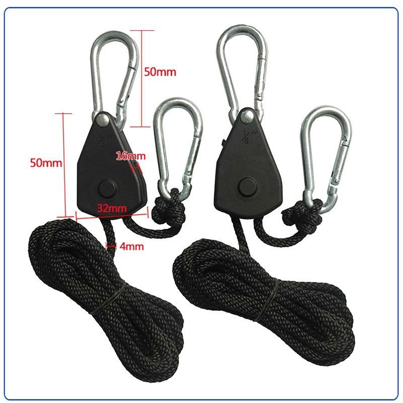 2/4pcs Adjustable Camping Wind Rope Pulley Tie Downs Mountaineering Buckles for Outdoor Tents and Canopies Camping Equipment