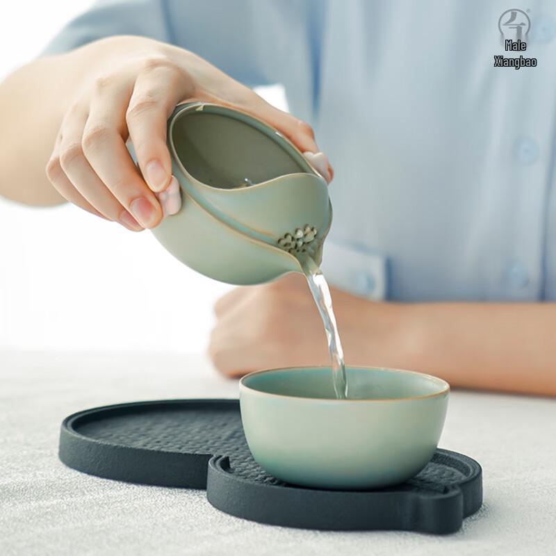Wanqiantang Plum Blossom Portable Quick Tea Set