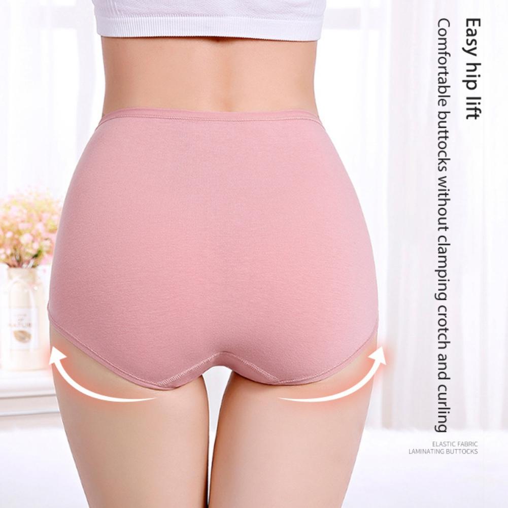 High Waist Postpartum Panties For Women Cotton Full Coverage Soft Comfortable Briefs Panty Plus Size