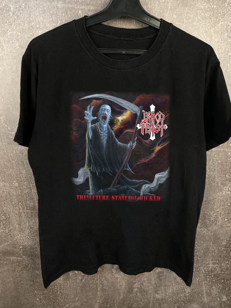 Черная футболка унисекс Hot Blood Feast Band The Future State Of Wicked S-5XL PN268 L
