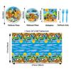 Cross-Border Classic Mountains & Seas Birthday Party Supplies: Cartoon Tableware & Fun Decorations