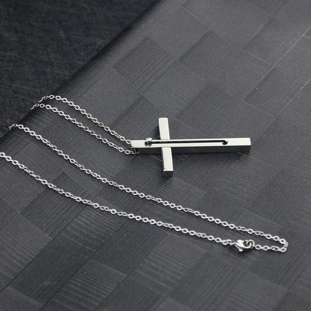 Adjustable Length Square Toothpick Necklace Retractable Push-pull Fruit Pick  Outdoor Picnic