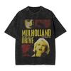 Men's David Lynch US Movie Funny T-Shirts Mulholland Drive Tops Summer Vintage Short-Sleeve T-Shirt O Neck Tee Shirt