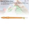 Crochet à broderie en bois antidérapant Crochet Tambour avec aiguilles 0.8 1 1.2mm pour couture perlage