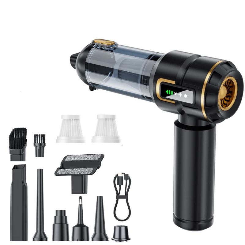 Mini Car Vacuum Cleaner Strong Scution Cordless 998000PA Powerful Wireless Car Cleaner HandHeld Portable Vacuum Cleaner for Car