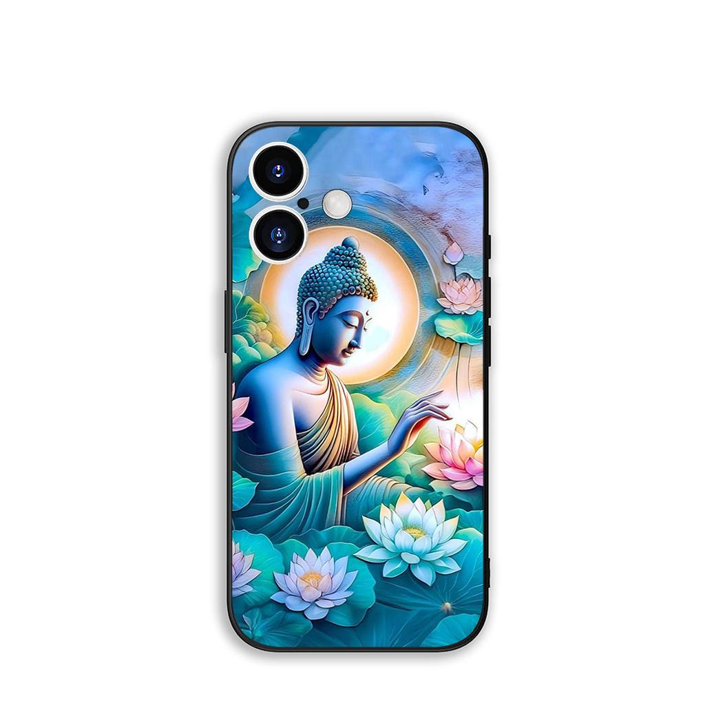 Phone Cover Lord Buddha Wallpaper Casing for Apple iPhone 16 15 14 Plus 13 12 Mini 17 Pro Max + ProMax 16E Air 15+ Case