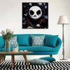5D DIY Diamond Painting Decorative Skeleton Flowers Full Round Drill Scenery Diamond Embroidery Cross Stitch Kits Home Decor Gift
