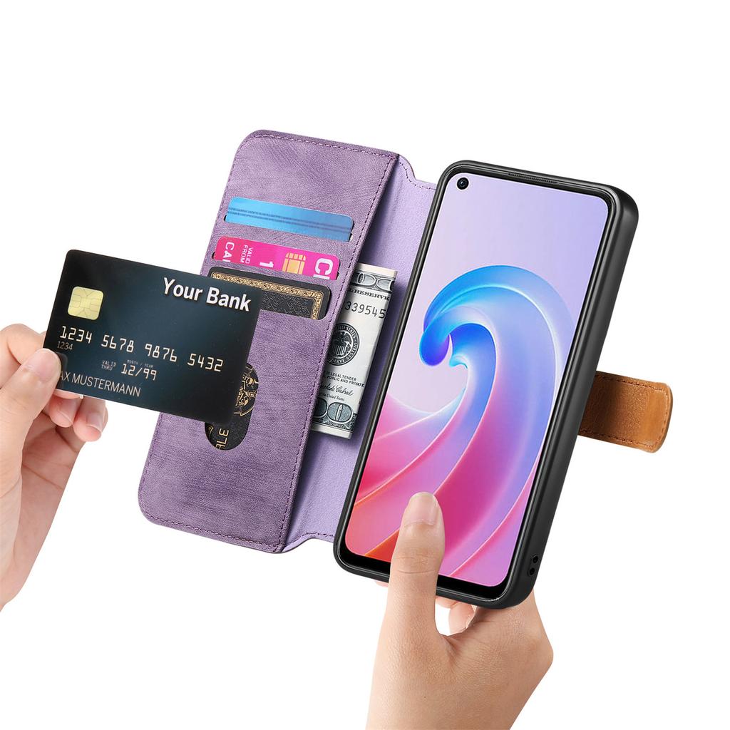 Ultimátní nárazuvzdorné pouzdro peněženka pro sérii Oppo. Realme 6/10/11/C15/C35/Oppo A53/A38/A57/A58/Reno10...| Držák karet + Stojánek + RFID ochrana