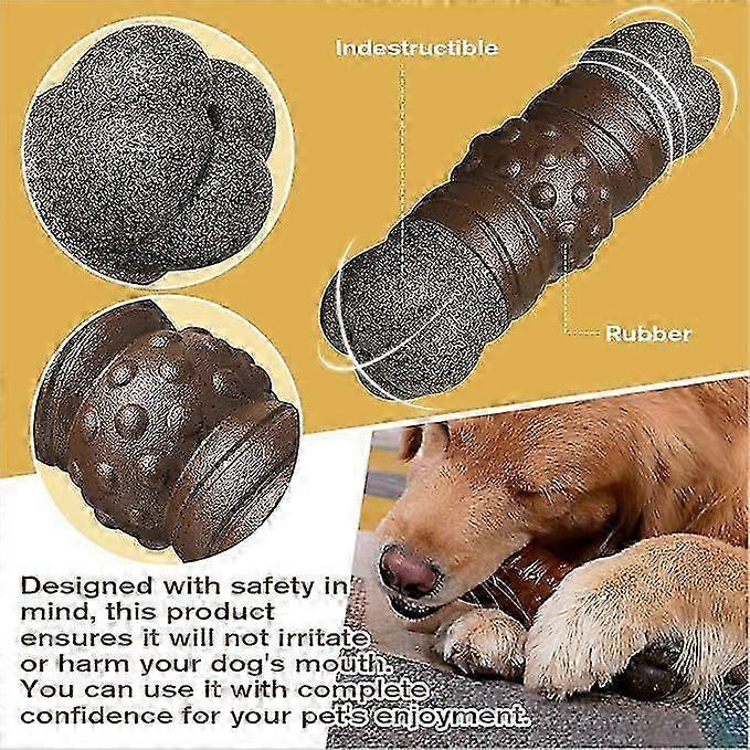 Dog Chew Bone Toy for Large Aggressive Chewers Extra-Large Breed Dogs Tough Durable Sturdy Crate Enduring Toys Interactive Boredom Busters Teething In