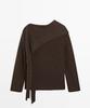 Masimodutti Cotton Blend Knit Cape