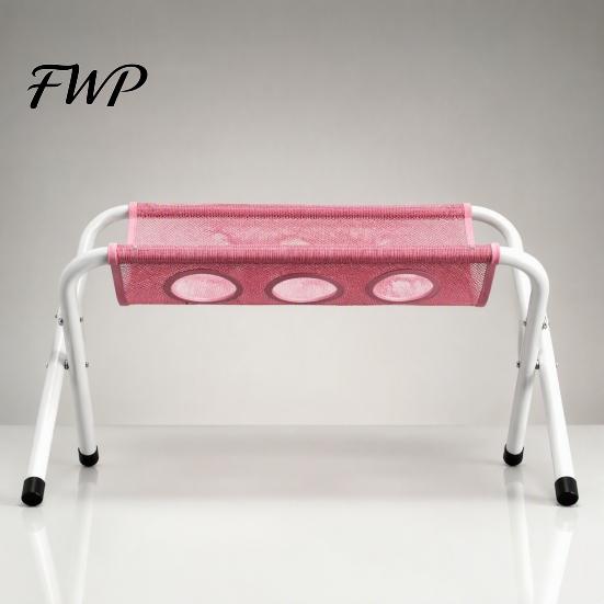 Mesh Pet Grooming Support Hammock with Stand, Folding Cat Table, Elevated Platform Washing Station for Cats Dogs Nail Trimming Holder