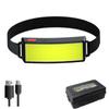 Strong Light High Brightness COB Headlight USB Rechargeable Headlamp Night Fishing Headtorch Light Outdoor Cycling Floodlights