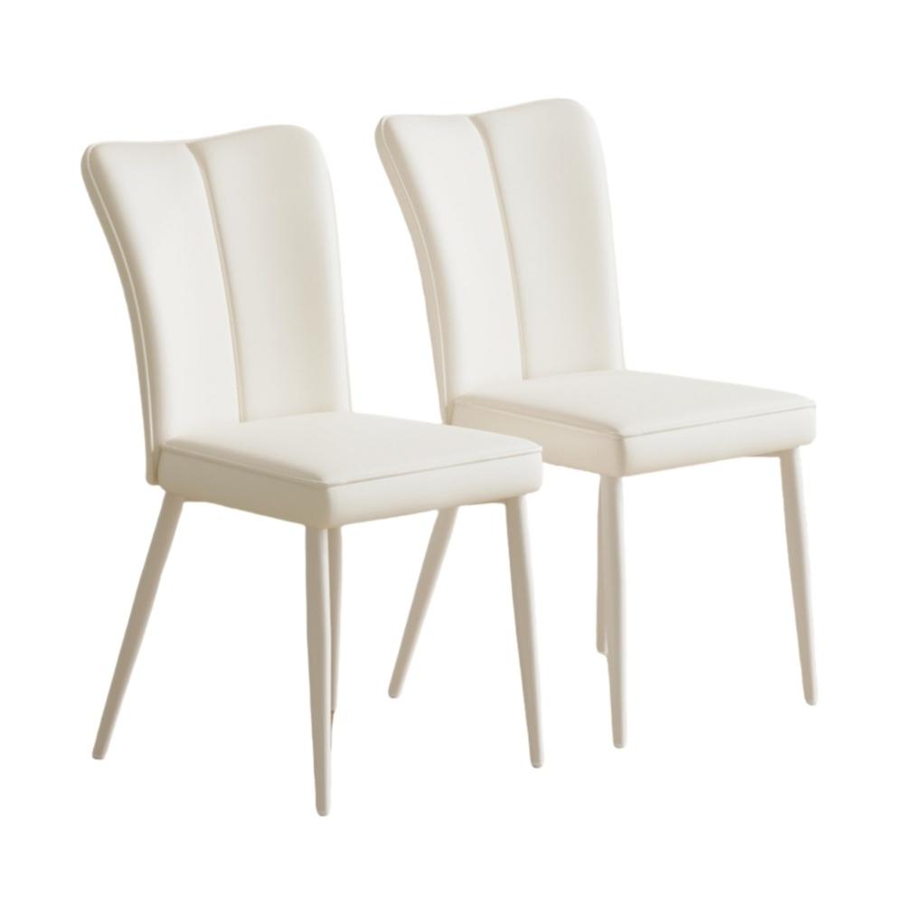 US STOCK Kitchen Dining Room Chairs Set Of 2 Simple Upholstered Side Chair With Backrest For Home Kitchen Living Room
