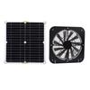 Solar Powered Exhaust Fan 100W 10 Inch Solar Vent Fan Kit for Kitchen Pet House Chicken Coop Greenhouse