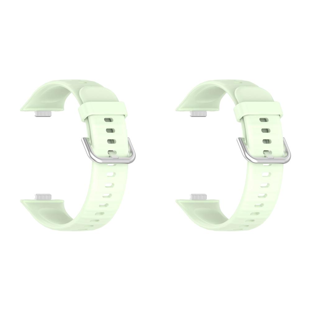 

LF# Silicone Strap Waterproof Sports Watchband for Huawei Watch Fit 3 (Green)