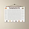 Jumbos Thanksgiving Word Search Poster Wall Game,Funny Interactive Holiday Party Activity for Classroom Family Party