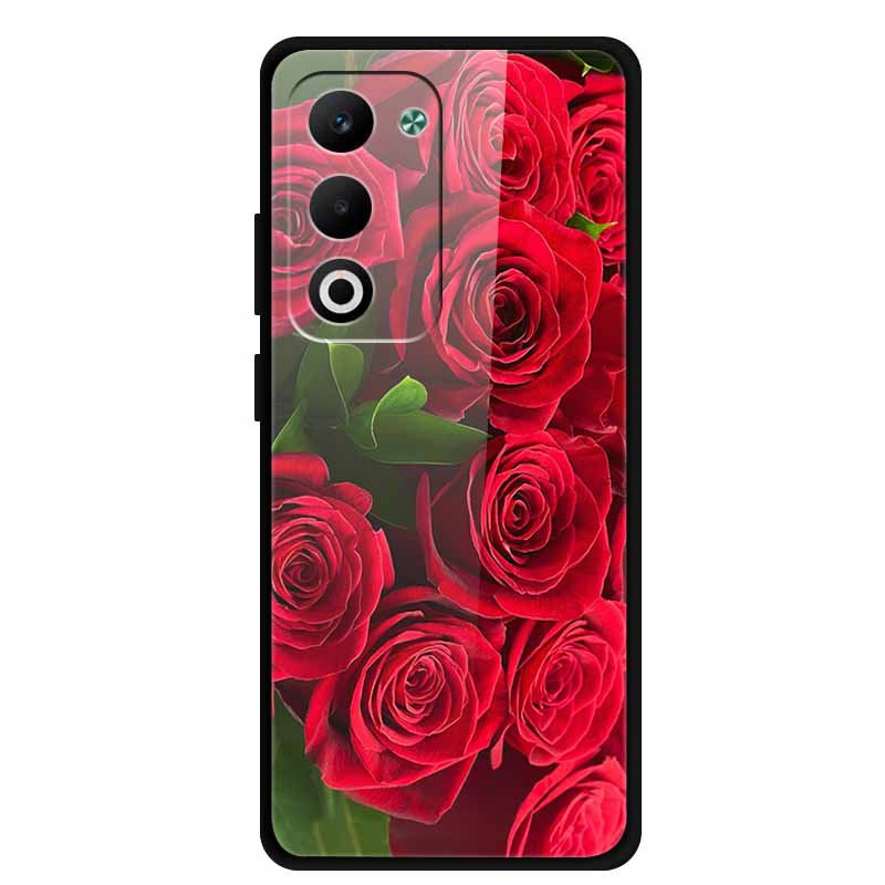 Glass Back Cover For OPPO A5i Pro 5G Case A5iPro Coque Hard Tempered Glass Case For OPPO A5m A5 5G 4G Phone Case A 5 Soft Bumper
